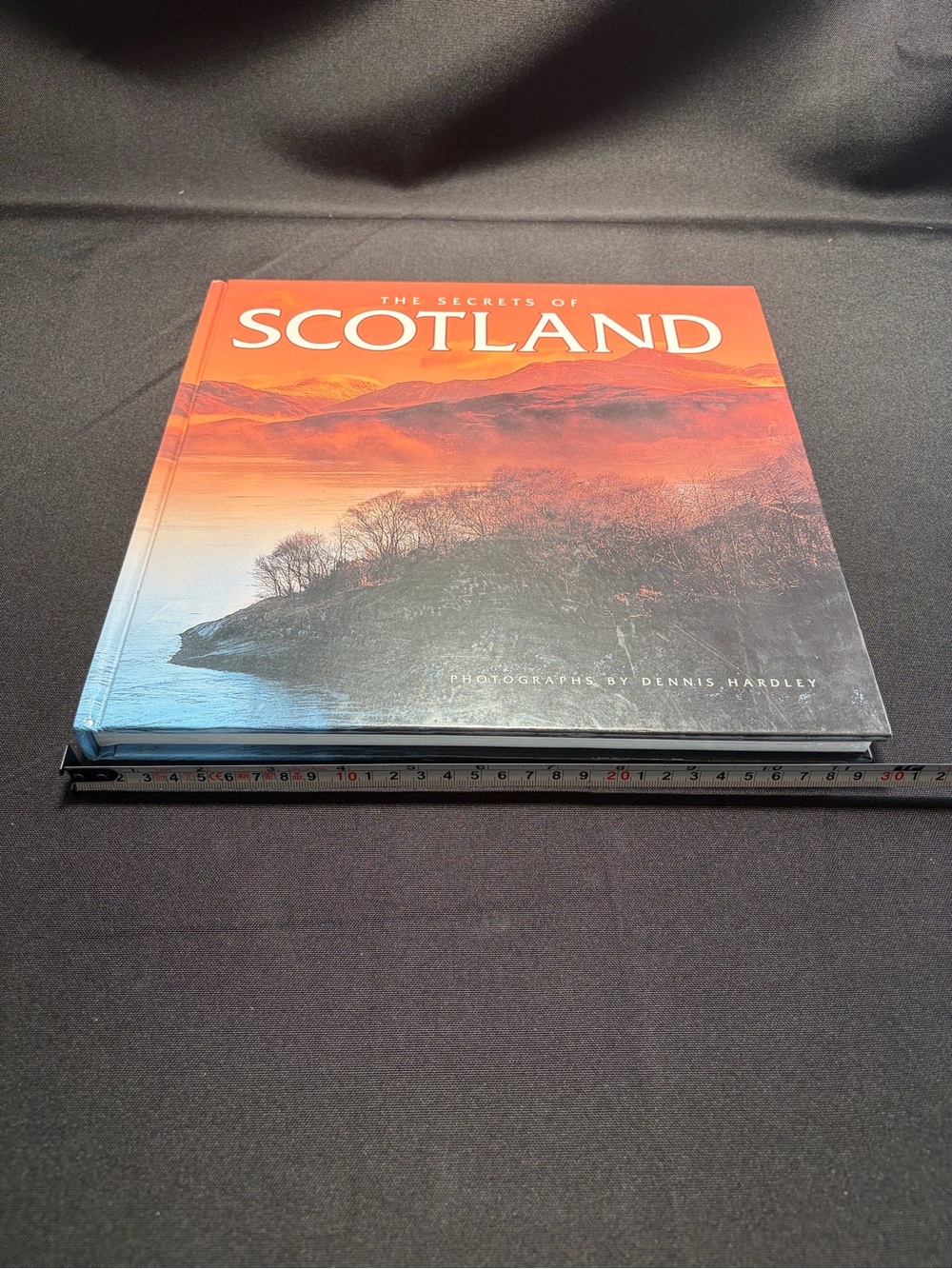 The Secrets of Scotland Hardcover Coffee Table Book - Orange Landscape